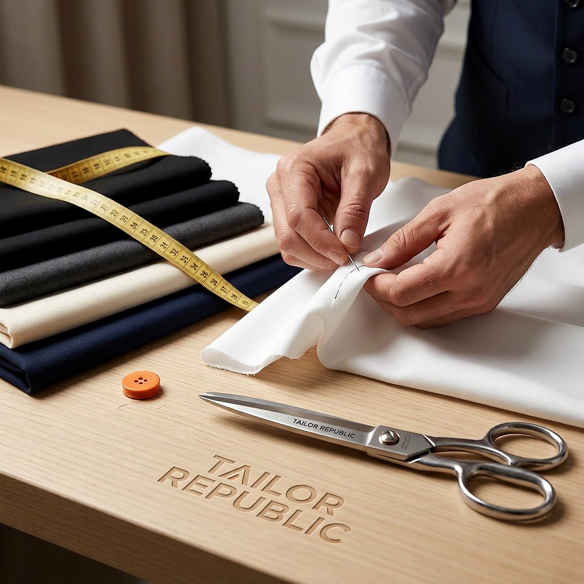 Why Tailor Republic — premium fabric and craftsmanship