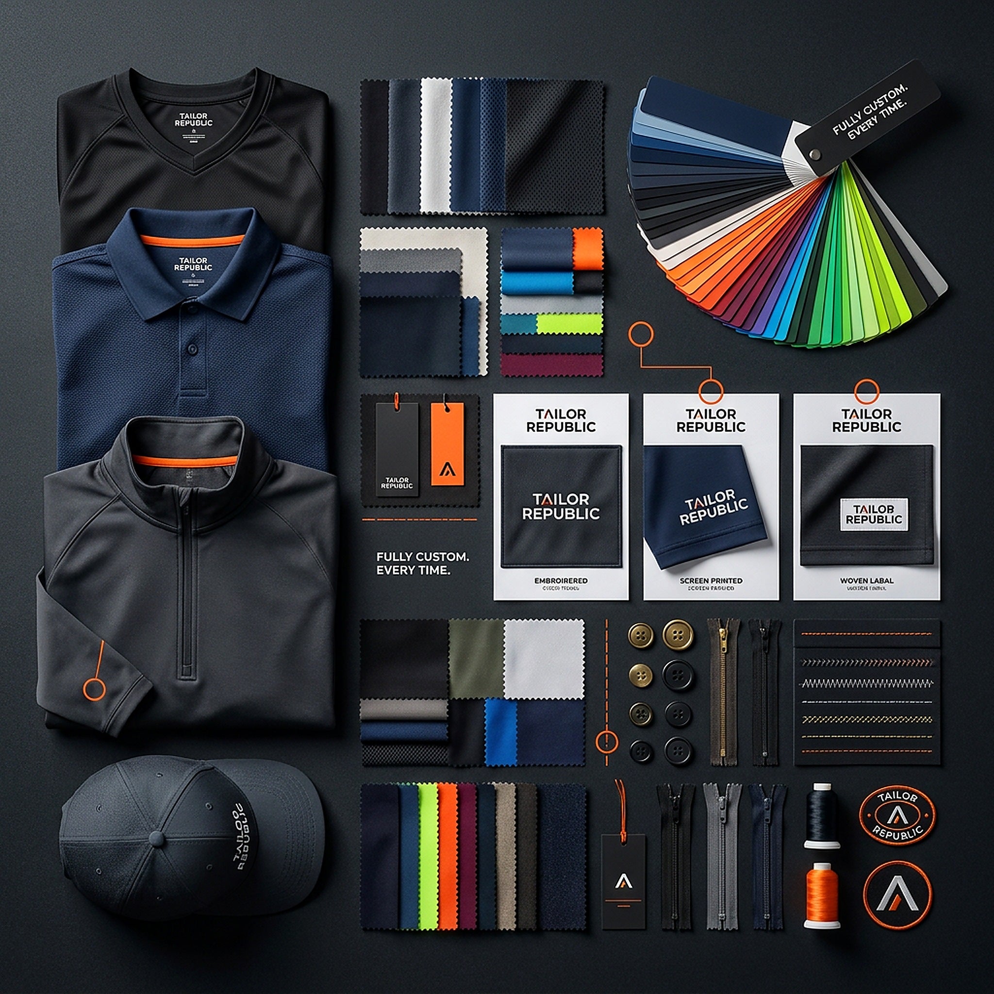 Tailor Republic — custom garment labels and branding details